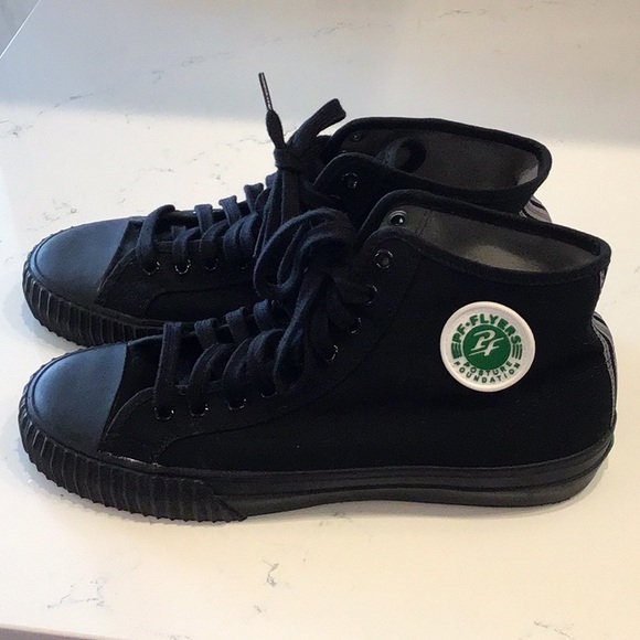 P.F. Flyers Shoes | Pf Flyers Black High Top | Poshmark